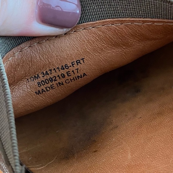 Frye Brown Leather Melanie Slip On Sneakers 10 - Picture 14 of 15